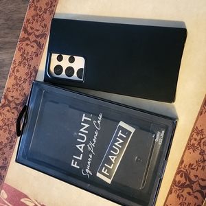 S22 Ultra Flaunt Matte Black Case